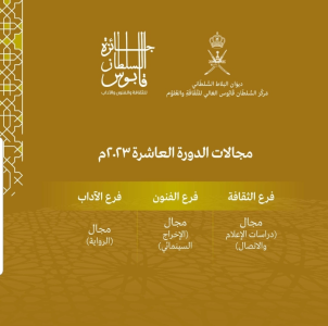 انطلاق جائزة السلطان قابوس للثقافة والفنون والآداب في دورتها العاشرة لعام 2023م
