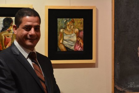 افتتاح معرض ( ع الرملة ) للفنان إبراهيم شلبى بمركز الهناجر بساحة دارالاوبرا ويستمر حتى 7 يناير