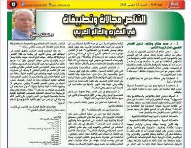 د. المختار حسني - التناص مجالات وتطبيقات في المغرب والعالم العربي.. القسم الثاني: د. محمد مفتاح وكتابه: تحليل الخطاب الشعري، استراتيجية التناص: