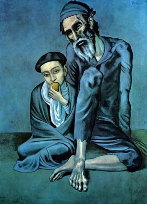 صلاح الدين سرالختم علي -   تجسيد حي للفقر بين لوحة للفنان العالمي بيكاسو ولوحة الفنان السوداني الراحل ابو الحسن مدني