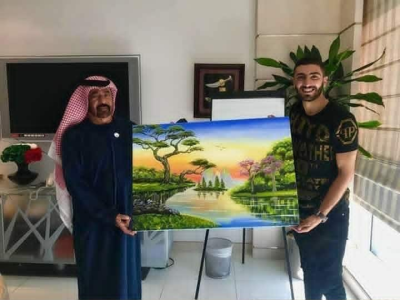 ناعم زينب جيهان   -    أومشوك يوسف... الفنان الذي حول الألم إلى لون والتحدي إلى هوية