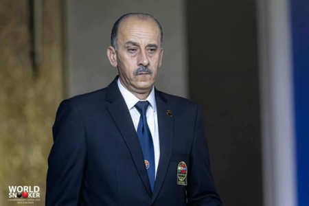 عصري فياض -  اهدى نجاحه لروح  المرحوم أبو مراد  لاعبوا جنين يكرمون حكم البلياردو والسنوكر الدولي منذر عورتاني