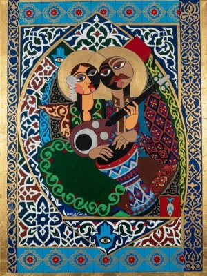 غادة العسكري    -    قراءة تشكيلية في لوحة فنية